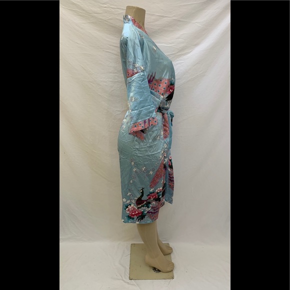 NWT Sam Well O/S Multicolored Print Kimono 👘 Robe - Picture 4 of 12